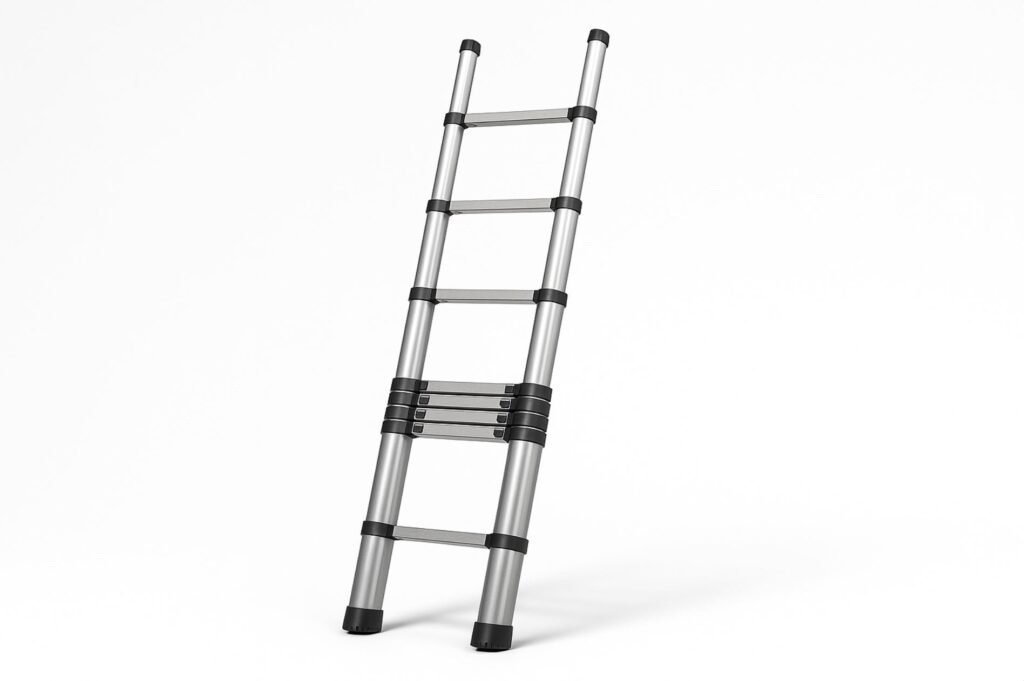 Une échelle télescopique en aluminium de 3,8 m