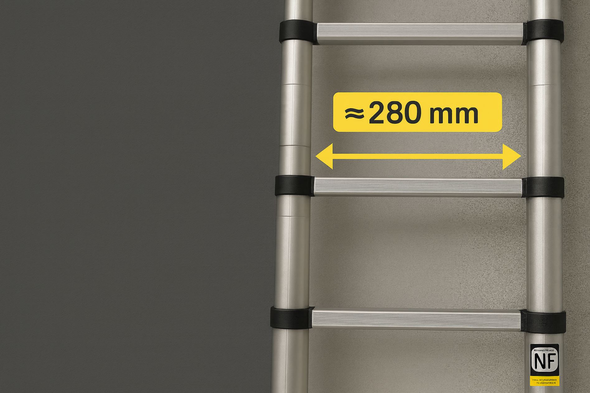 spacement entre échelons un critère de sécurité essentiel pour les échelles télescopiques