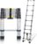 Avis Lospitch Échelle télescopique Pliable en Aluminium avec Crochet, 2,6 m