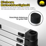 Avis Lospitch Échelle télescopique Pliable en Aluminium avec Crochet, 2,6 m